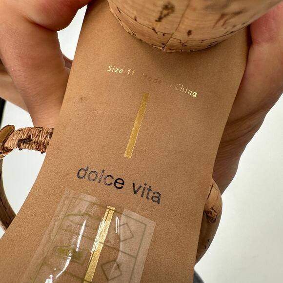 DOLCE VITA New in Box Noles Strappy Heel in Natural Cork // 11 - Picture 10 of 15